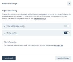 Cookie-samtycke (GDPR)