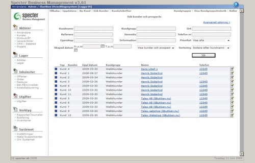 Specter WMS och POS