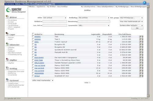 Specter WMS och POS
