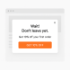 Exit-intent popup